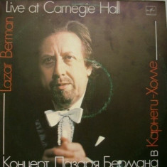 Lazar Berman-Live at Carnegie Hall*dublu lp.