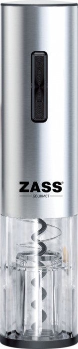 Set deschizator de vin electric Tirbuson Zass Gourmet ZEWS 03, incarcare USB - NOU