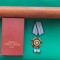 ORDINUL MERITUL MILITAR CL.3 RSR, CU CUTIE, BARETA SI BREVET IN ETUI