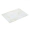 Tocator din sticla cu model marmura cu nuante aurii si picioruse din silicon Shopiens&reg;, 40 x 30 cm