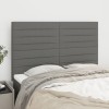 VidaXL Tăblii de pat, 4 buc, gri &icirc;nchis, 72x5x78/88 cm, textil