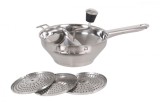 Sita inox pentru pasat legume cu 3 discuri, 20 cm