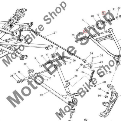 MBS Bucsa brat superior Ski-Doo Summit 800, Cod Produs: 505072143SK foto