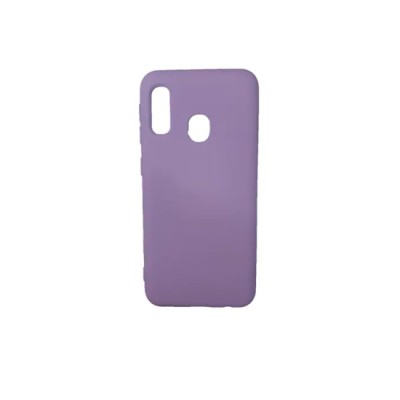 Husa silicon soft-touch compatibila cu Samsung Galaxy A20e, Mov Lila foto
