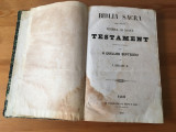 BIBLIA TRADUSA DIN HELLENESCE DUPA SEPTEDECI DE I. HELIADE RADULESCU- PARIS 1858