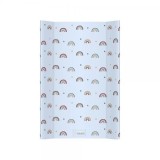 Saltea de infasat bebe cu intaritura 70x47,5 Rainbow Blue 403