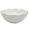 Set 6 Boluri Salata Opal Infinity Alb cu Margini Aurii 15cm DNC63274