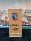 Rom&acirc;nia, Constanța, Plan oraș, hartă și text &icirc;n 4 limbi, Publiturism 1978, 109