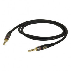 Cablu audio Jack 6.3 mono tata la Jack 6.3 stereo tata , 6 m , DAP-Audio XGL-416-6m foto