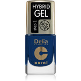 Delia Cosmetics Coral Hybrid Gel gel de unghii fara utilizarea UV sau lampa LED culoare 127 11 ml