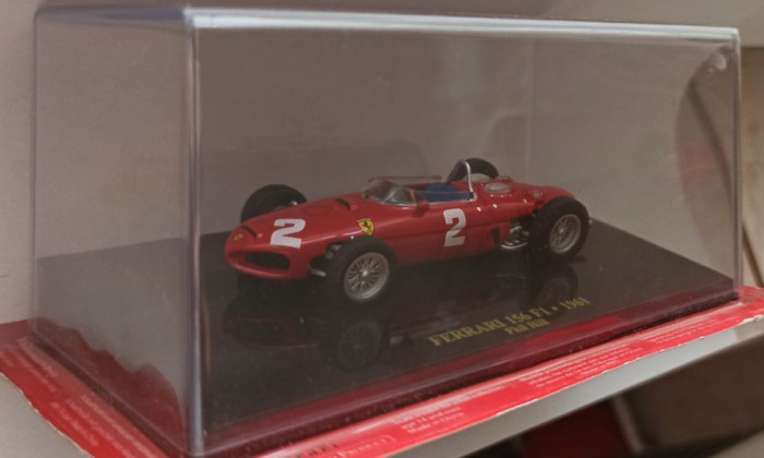 Macheta Ferrari 156 F1 Formula 1 1961 Shark Nose (campion Hill) - Altaya 1/43
