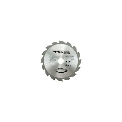 Disc fierăstrău wolfram pentru lemn 140 x 16 mm Yato YT-6052 foto