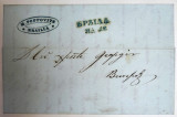 Scrisoare Braila 1858 Litere chirilice