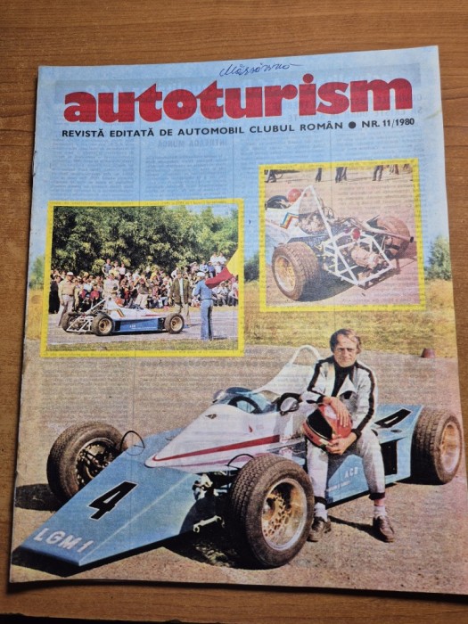revista autoturism noiembrie 1980 - karting