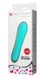 Cumpara ieftin Mini Vibrator Pretty Love Solomon turquoise, 10 Vibratii