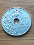 Moneda Grecia 20 Lepta 1966