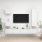 vidaXL Set dulapuri TV, 5 piese, alb, lemn prelucrat 3078697