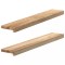 vidaXL Pervaz 2 buc lemn masiv de stejar netratat 90x15x2 cm 4009087