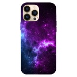 Husa compatibila cu Apple iPhone 14 Plus model Galaxy color infusion, Silicon, TPU, Viceversa, Transparent, Carcasa