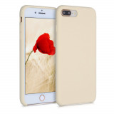 Husa pentru Apple iPhone 8 Plus / iPhone 7 Plus, Silicon, Crem, 40842.210, Carcasa, Kwmobile