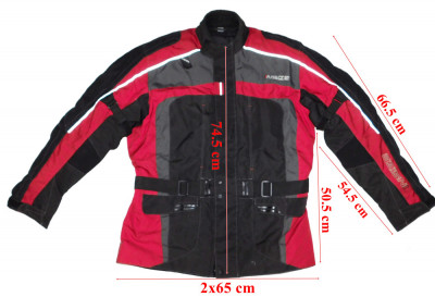 Geaca moto Insize full protectii barbati marimea XXL foto