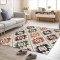 Covor pentru living, model romburi colorate