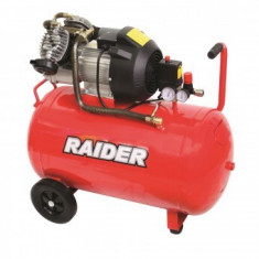 Compresor cu 2 pistoane, Raider RD-AC03, 2200W, 100L