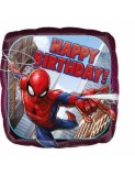 Balon Folie Metalizata Spider-Man HAPPY BIRTHDAY 45x45 cm