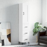 vidaXL Dulap &icirc;nalt, alb, 34,5x34x180 cm, lemn prelucrat