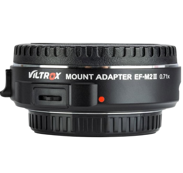 Adaptor AutoFocus Viltrox EF-M2 Pro Reducer Speed Booster Adapter To M43