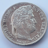 Franța 1/4 francs / franc 1842 B / Rouen argint Philippe l, Europa
