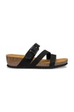 Geox papuci din piele D NEW STHELLAE femei, culoarea negru, toc pana, D551AA 00032 C9999