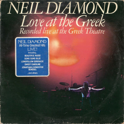 VINIL 2XLP Neil Diamond &amp;lrm;&amp;ndash; Love At The Greek - Recorded Live (VG) foto