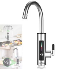 Robinet Electric Instant APF&reg; 3000W, Display LCD, Rotire 360&deg;, Instalare Rapida