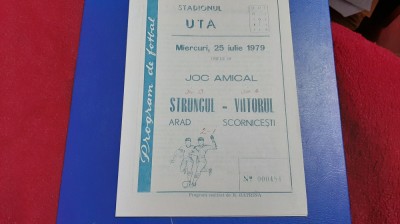 program Strungul Arad - Viitorul Scornicesti foto