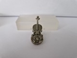 Miniatura - Vioara din Argint - 42x14 mm