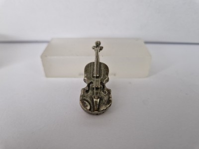 Miniatura - Vioara din Argint - 42x14 mm foto