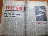 Ziarul veac nou 28 iunie 1957-art. mesajul realist a lui dostoievski