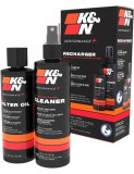 Kit de Intretinere Filtre de Aer K&amp;N Solutie de Curatare si Ulei Rosu