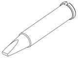Varf surubelnita Ersa 2.4 mm pentru statie/ciocan de lipit