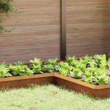 vidaXL Gard pentru melci Ruginit 10 x 10 x 25 cm 874877