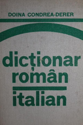 DICTIONAR ROMAN-ITALIAN foto