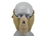 Masca Half Face Skull protectie urechi CS TAN