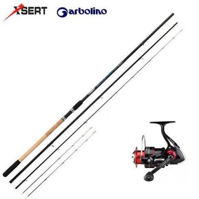 Kit Lanseta Garbolino Flash Feeder 3,90M/3 40-100gr. + Mulineta Sert Axo FD 4003 foto