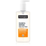 Neutrogena Clear &amp; Defend gel de curățare cu 2% acid salicilic 200 ml
