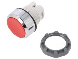 Comutator Apăsare 22mm Roșu Plat