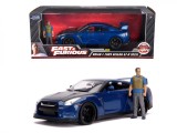 MASINUTA METALICA FAST AND FURIOUS NISSAN SKYLINE SCARA 1:18 SuperHeroes ToysZone, Simba