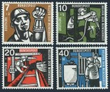 Bundes 1957 - Minerit, binefacere, serie neuzata