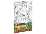 Set creativ Picteaza pe numere, Canvas Maimutica, Grafix