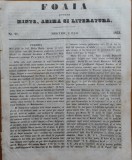 Foaia pentru minte, inima si literatura, nr. 27, 1853, Brasov, Redactor Iacob Muresanu
